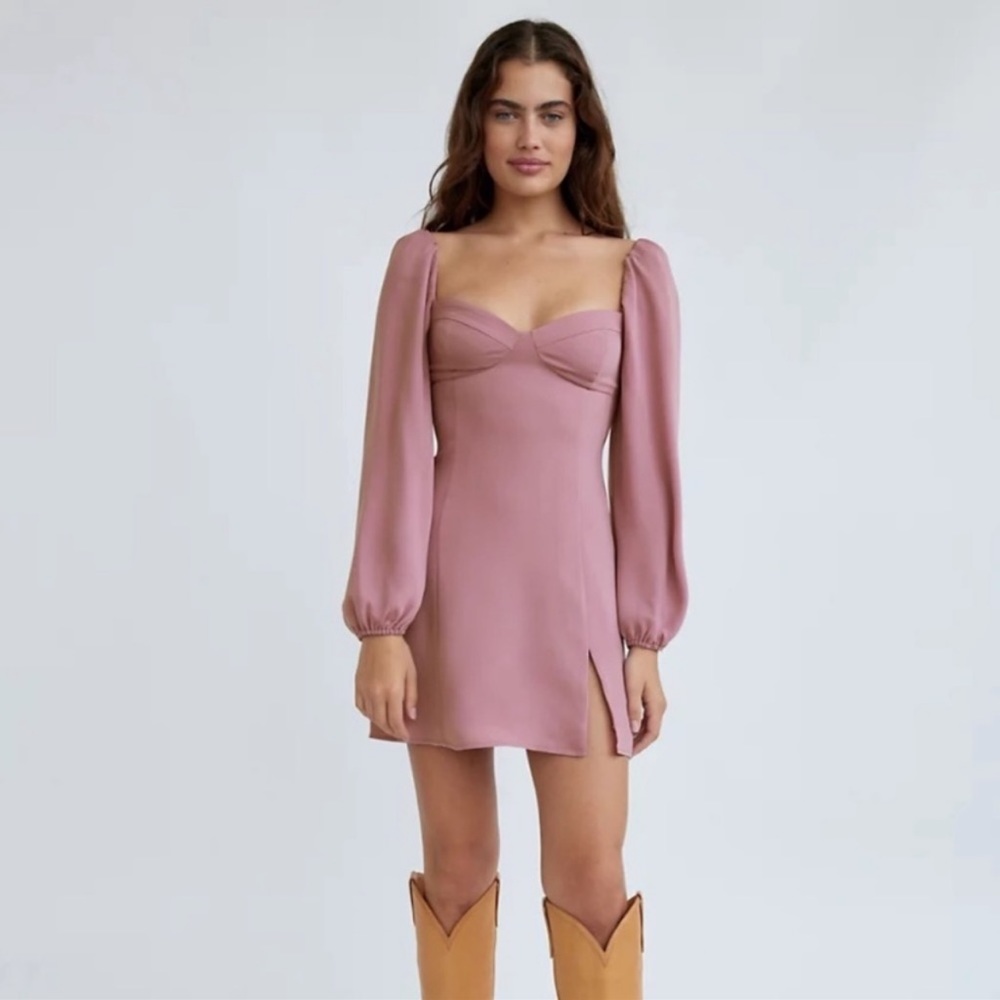 WILFRED NOVELLA DRESS   SOFT ORCHID